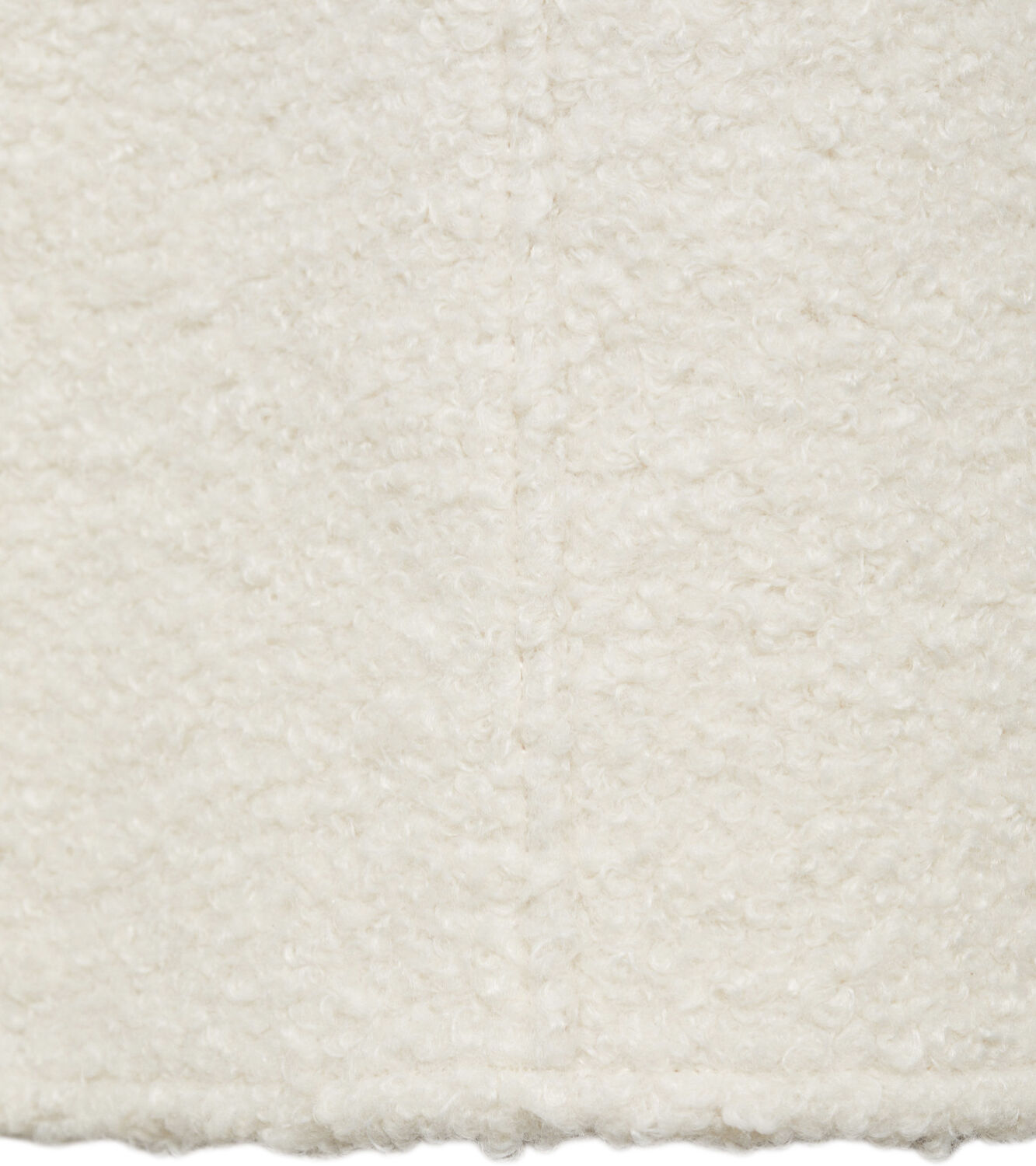 Perkins collar boucl&eacute; sweatshirt