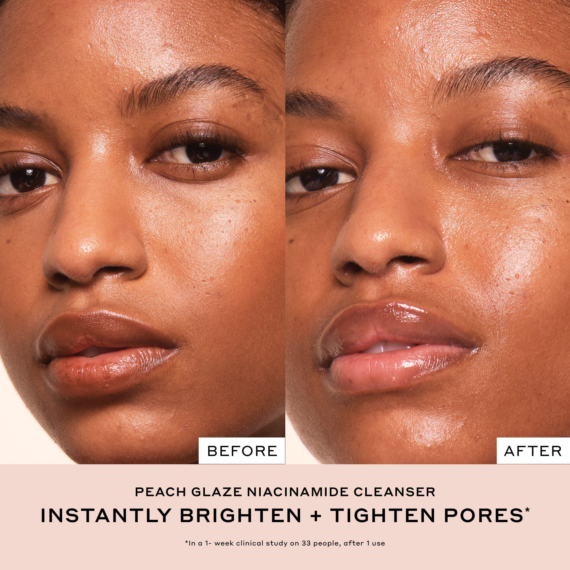 Peach Glaze Niacinamide Cleanser Mini