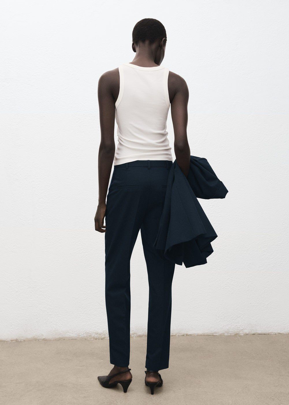 Straight suit trousers