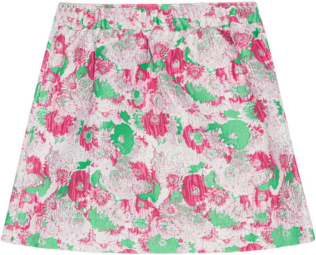 3D minikjol i jacquardtyg