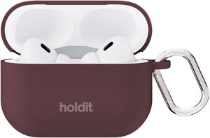 Silicone Case Solid AirPods Pro 1&2 Bordeaux