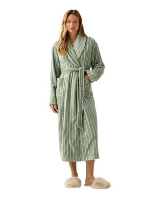 Morgonrock i fleece