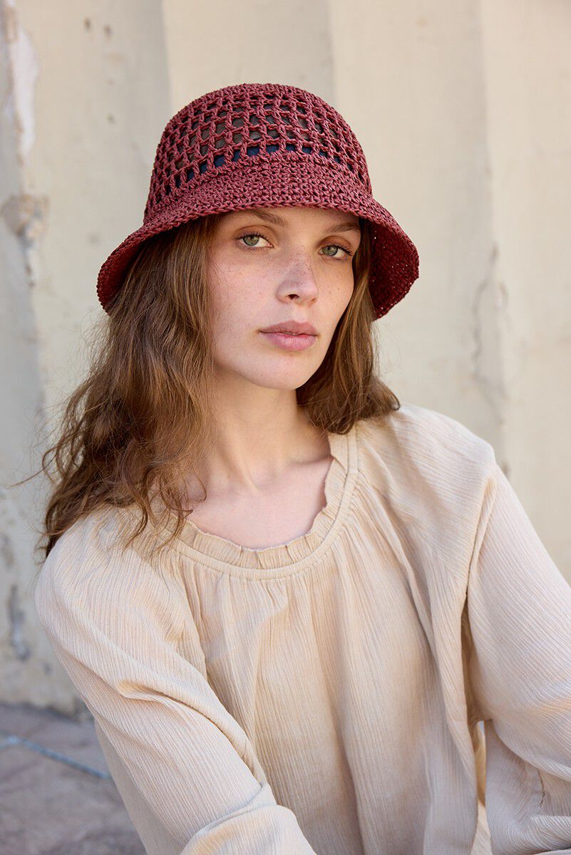RAFFIA Bucket Hat