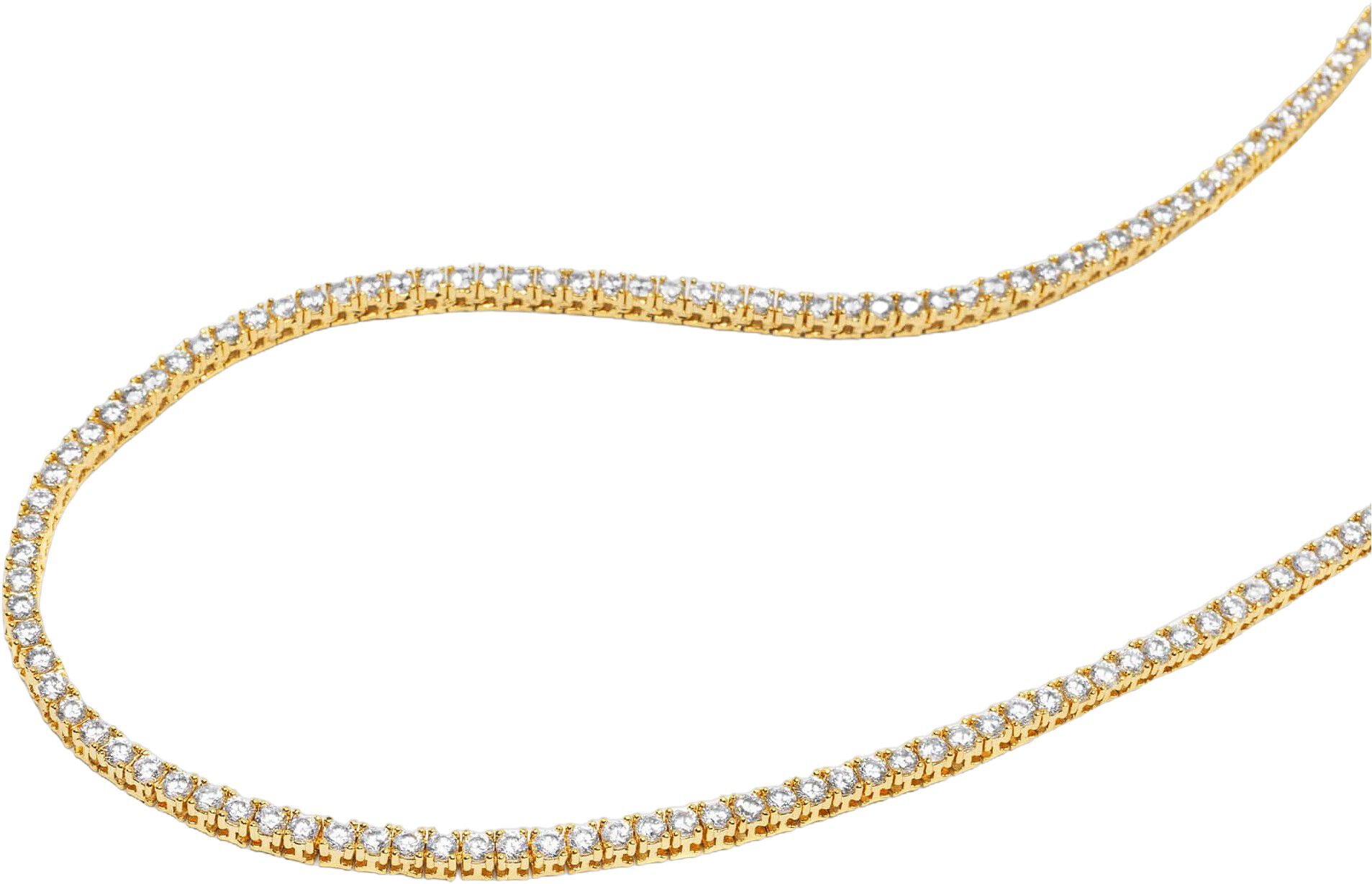 Women's Gold Mini Tennis Choker
