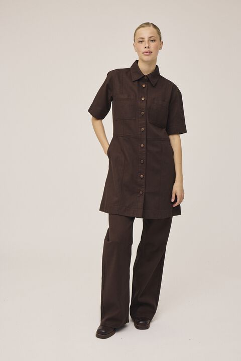 Emma 5 Denimkjole - 100% Økologisk bomuld GOTS