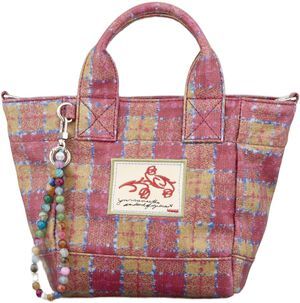 Checky Coated Gabby Bag