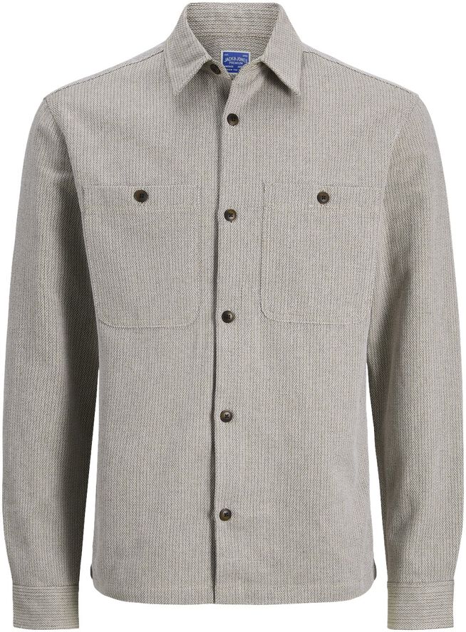 JPRBLURAYLE LINEN BL. SOLID LS SHIR