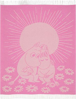Moomin throw Sweethearts 125x170