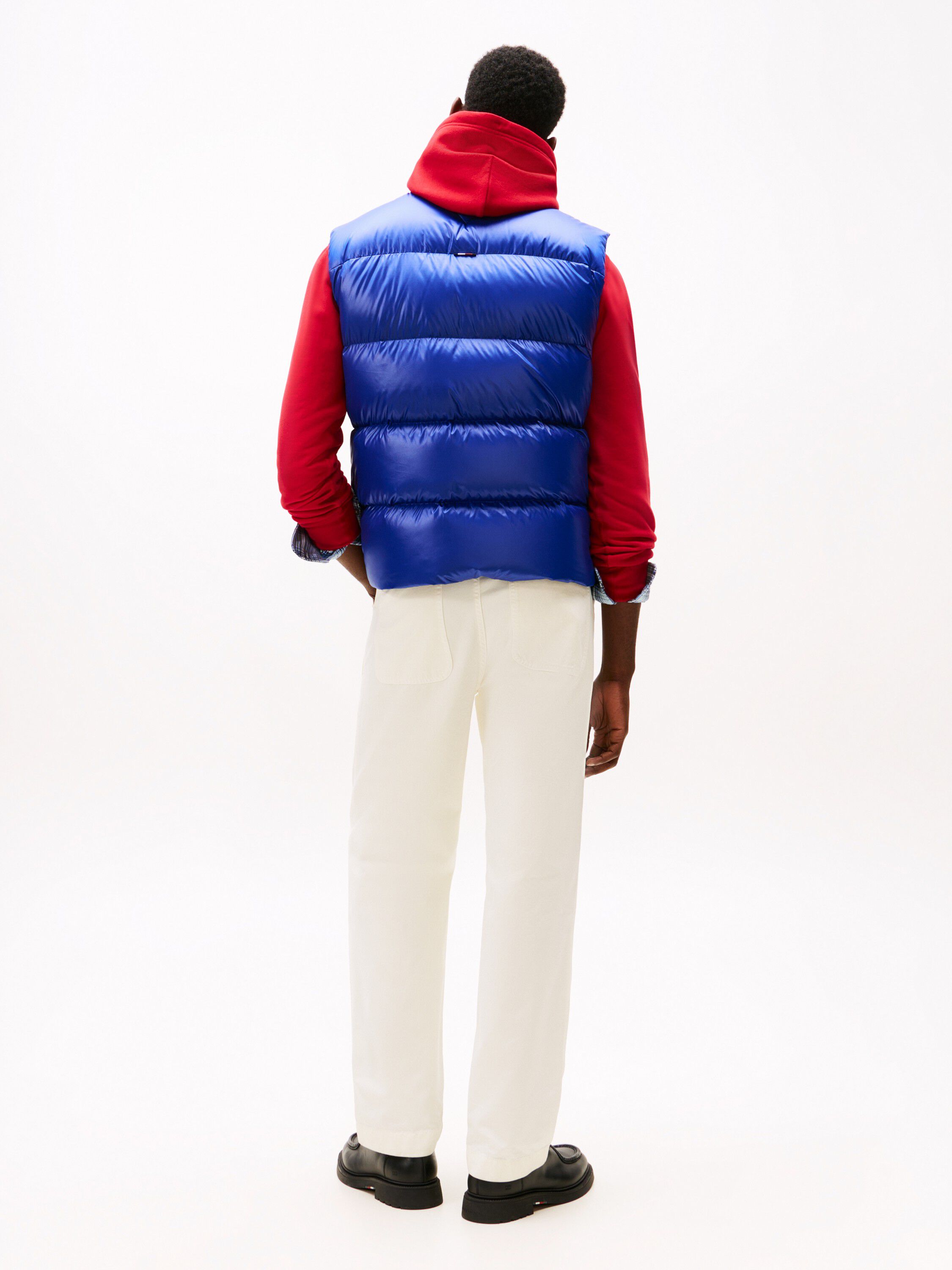 RWB CREST SHINY DOWN VEST