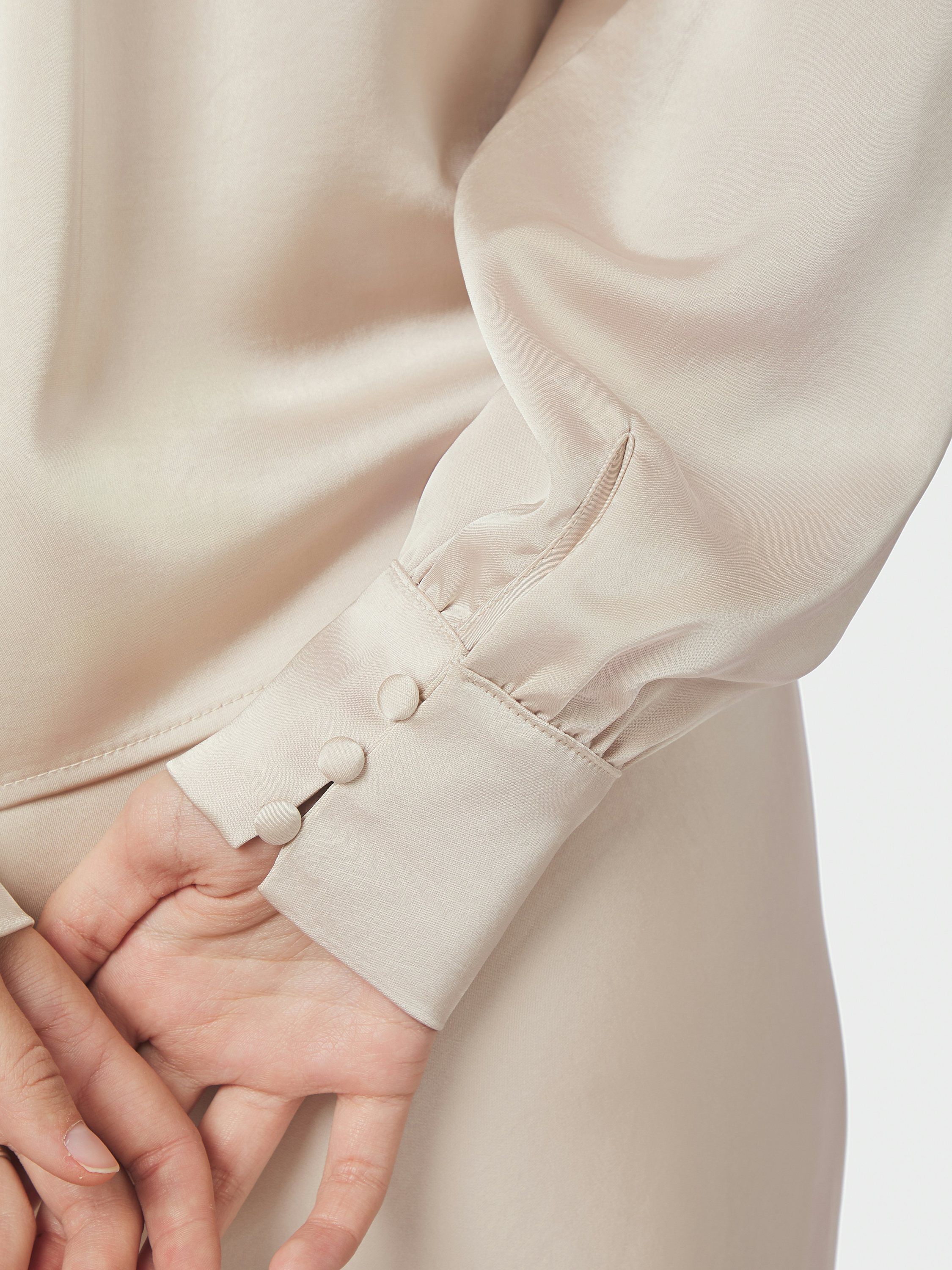 Rosslyn Heavy Sateen Blouse