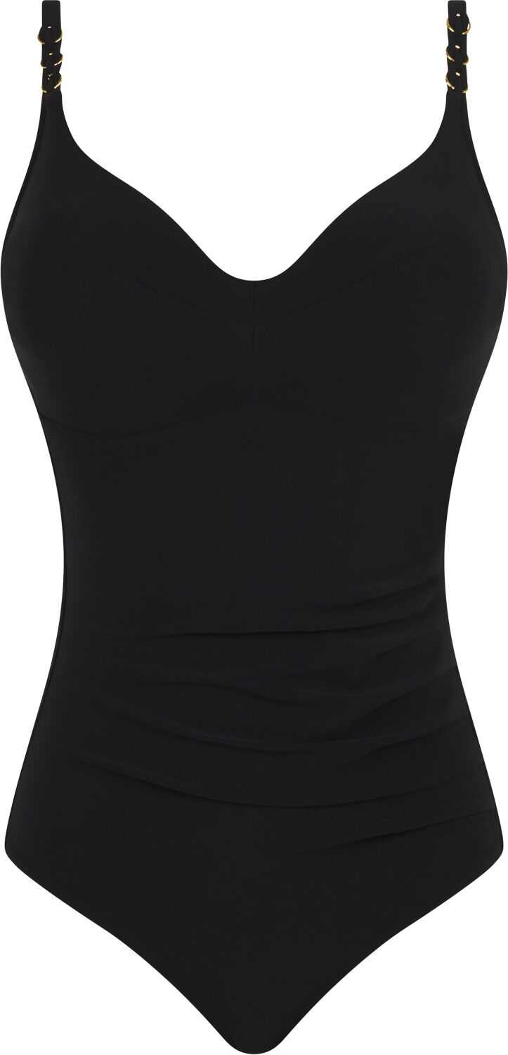 Emblem Covering Underwired Swimsuit