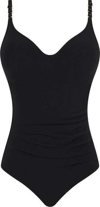 Emblem Covering Underwired Swimsuit