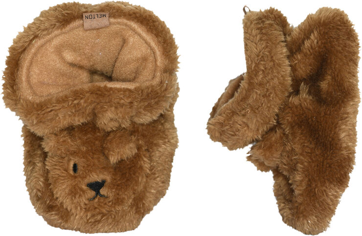 Bear fluffy slippers