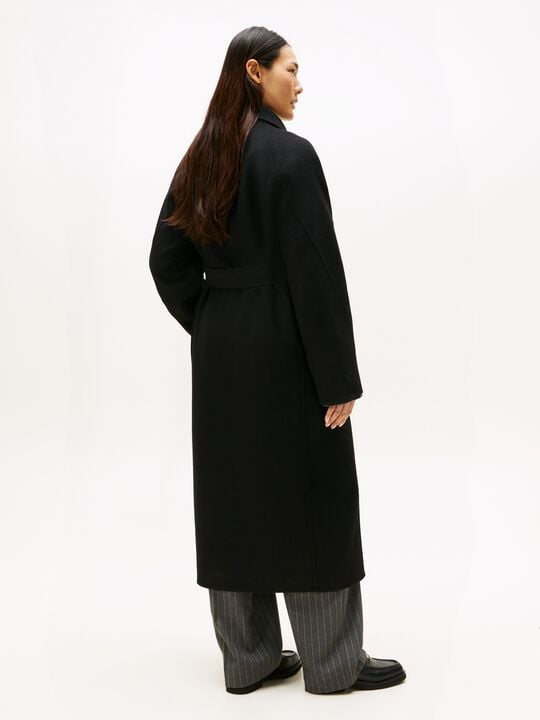 DF WOOL REG BELTED MAXI COAT