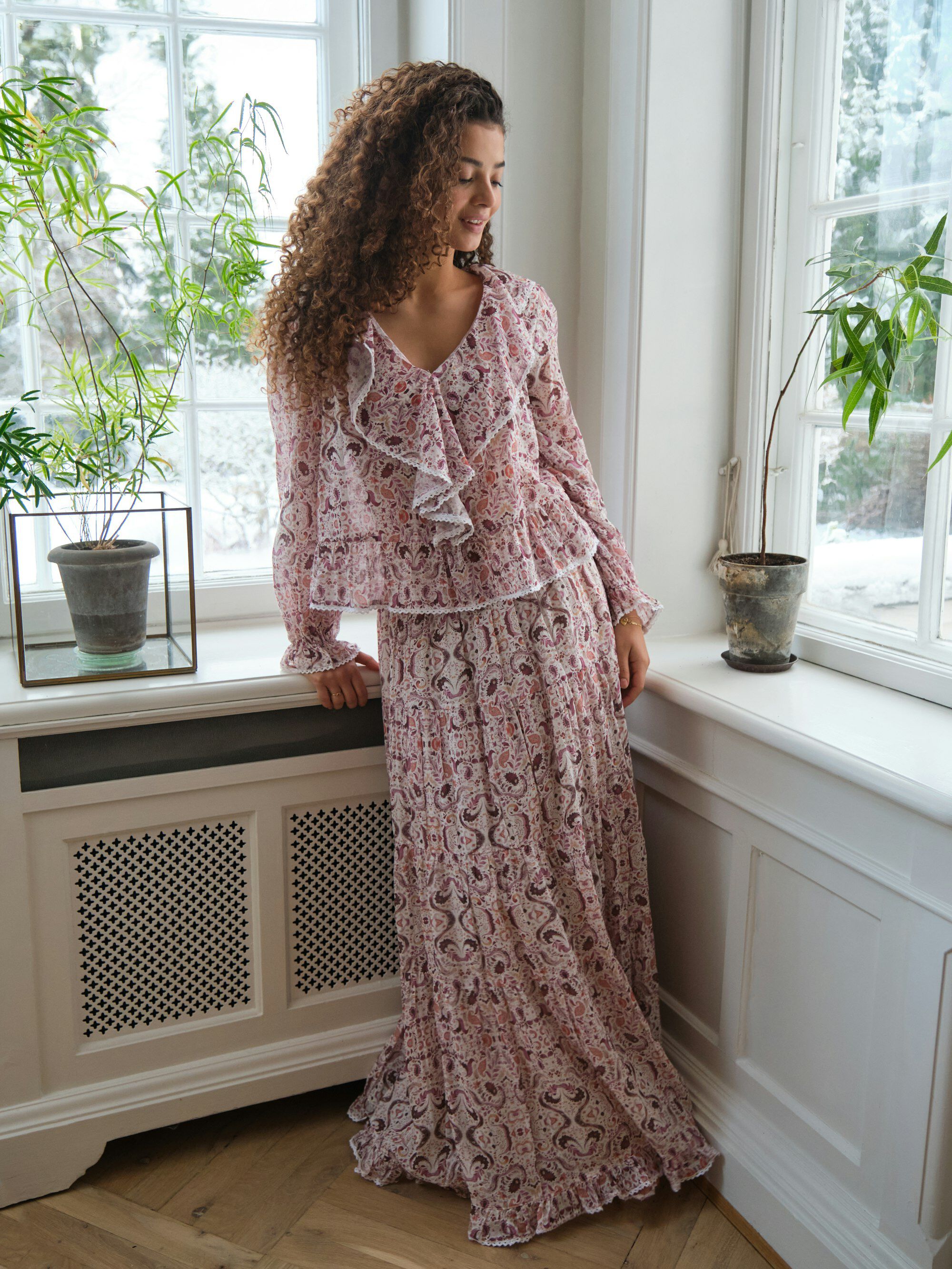 Asta Paisley Dance Skirt