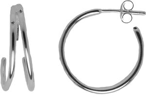 Classic Aya øreringe. Diameter: 20 mm.