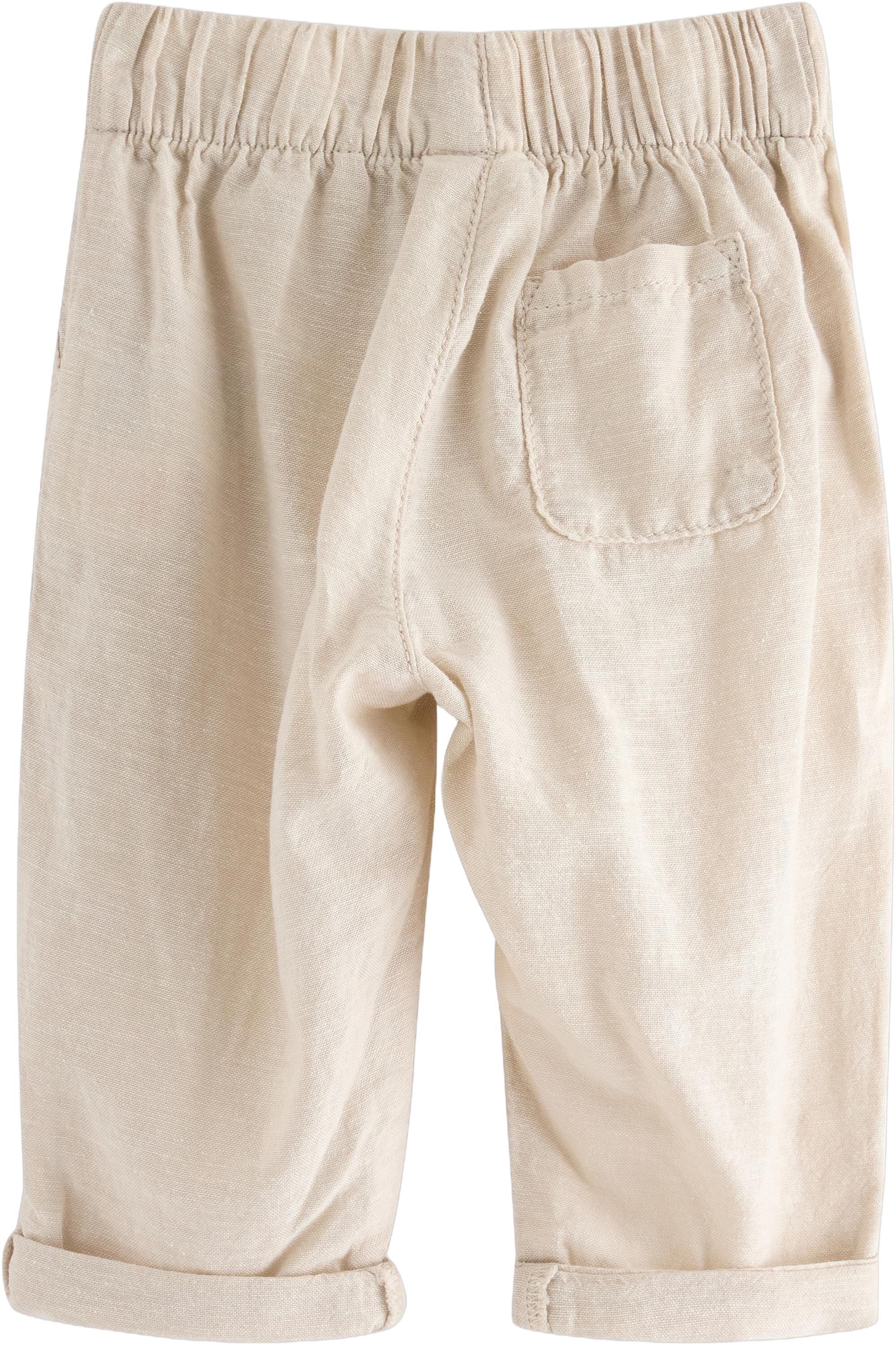 Trousers linen blend