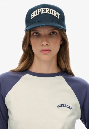 VARSITY LOGO TRUCKER CAP