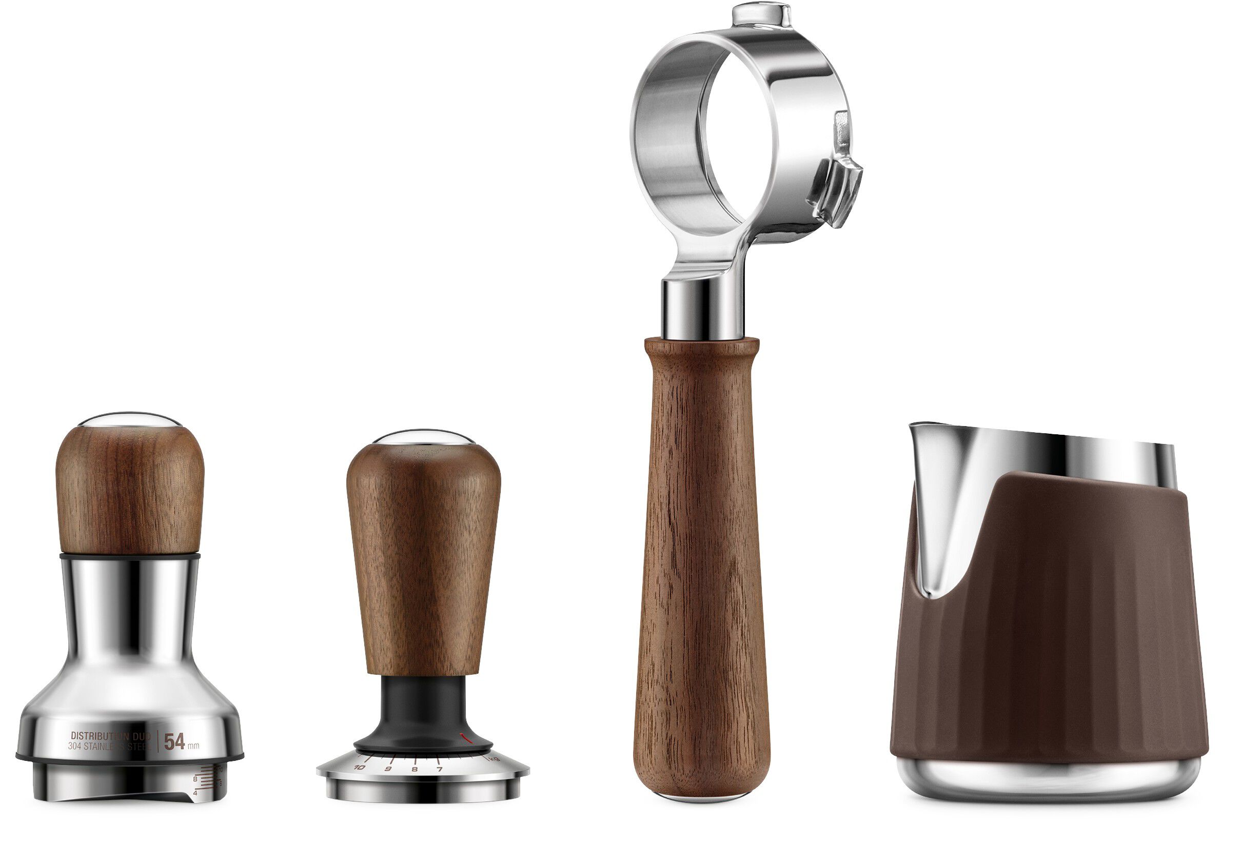 Sage SEA302WLW Force Gauge Tamper 58mm Walnut