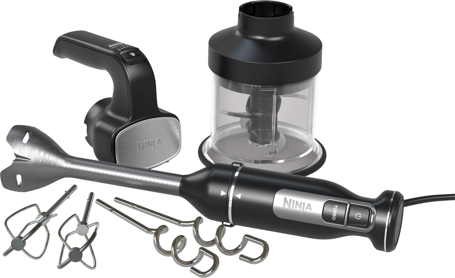Ninja CL100EU 3i1 Stavblender, H&aring;ndmixer & Minihakker