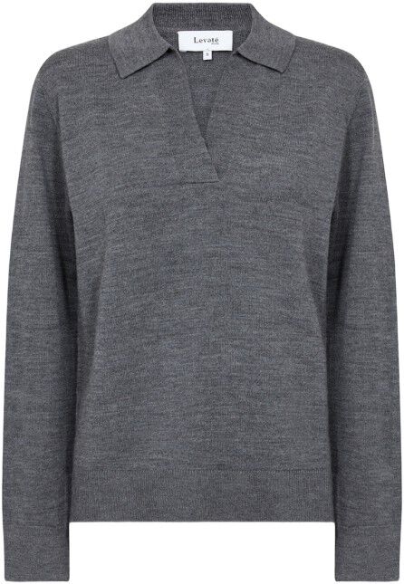 LR-ISMAILA 9 Pullover M&oslash;rk gr&aring;