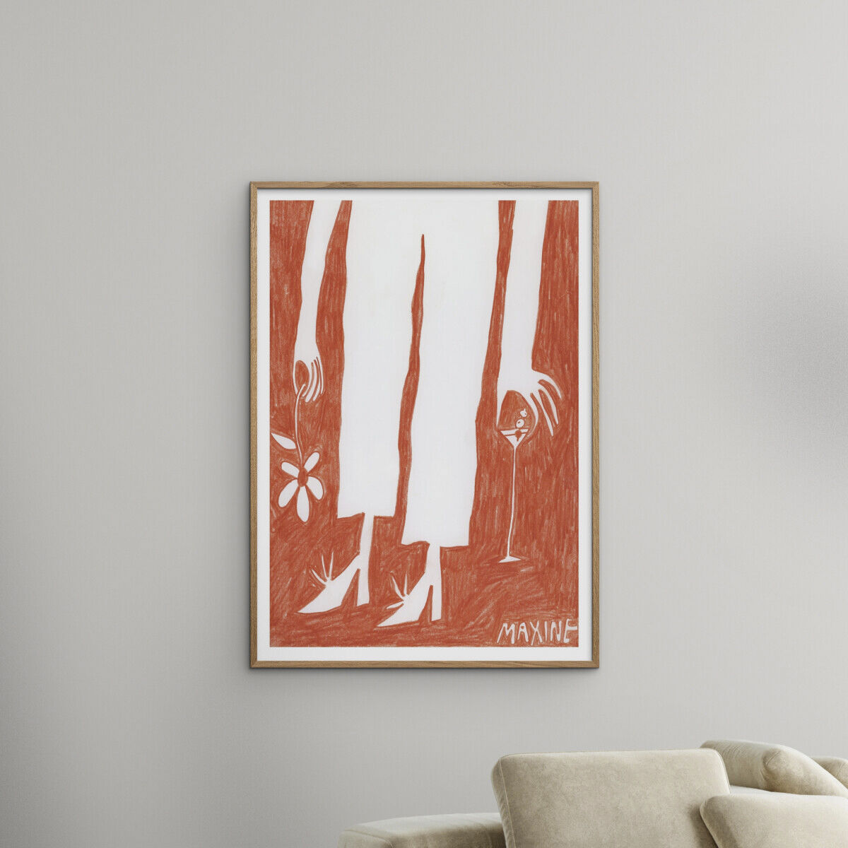 The Poster Club x Vera Mattmann - Grosse Blume