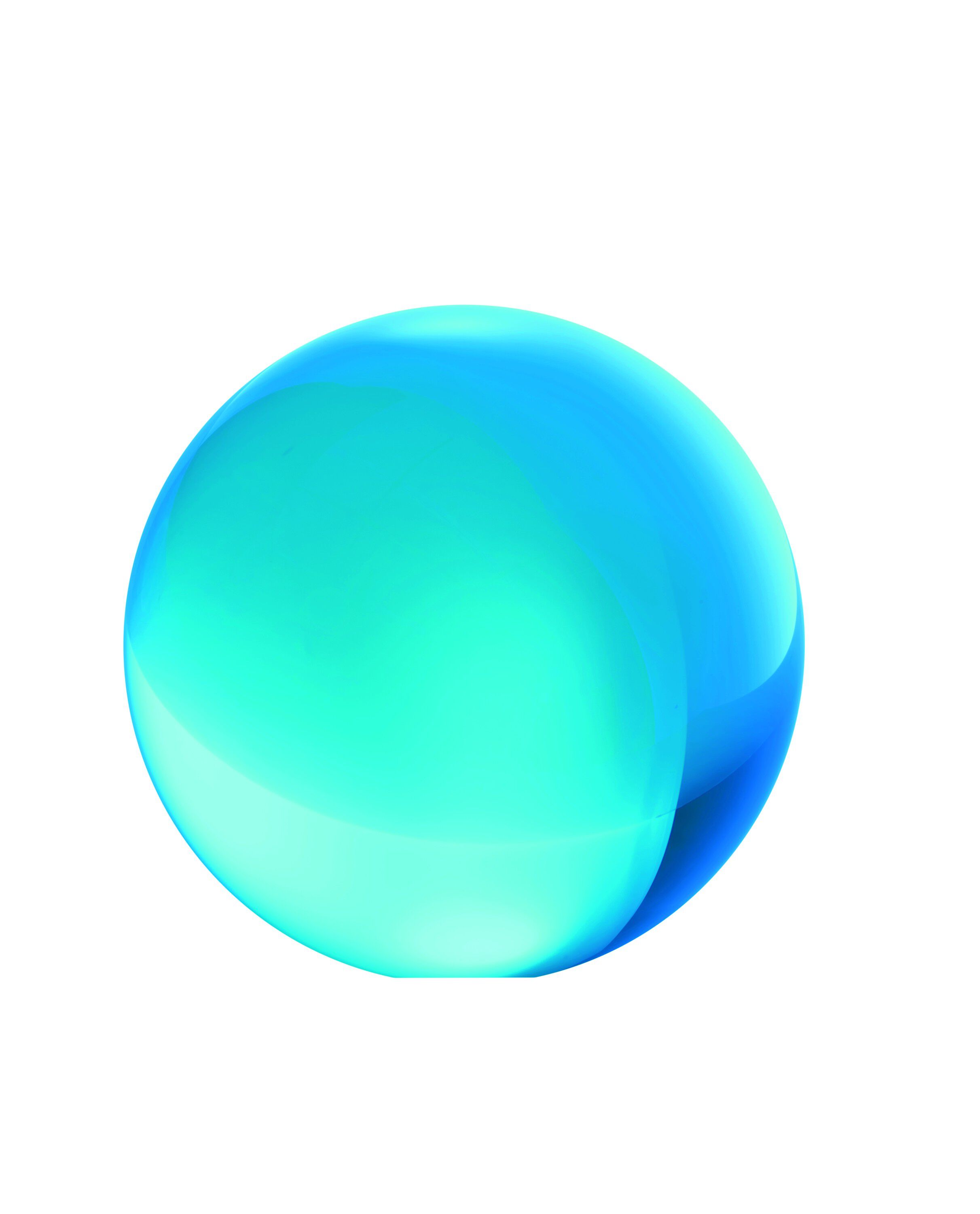 Iittala glaskugle 8cm elektrisk bl&aring;