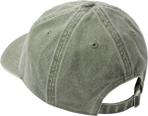 Kappe med rund skygge og brodert te