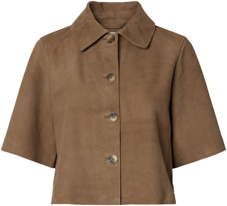 SLFSURI SS SUEDE SHIRT