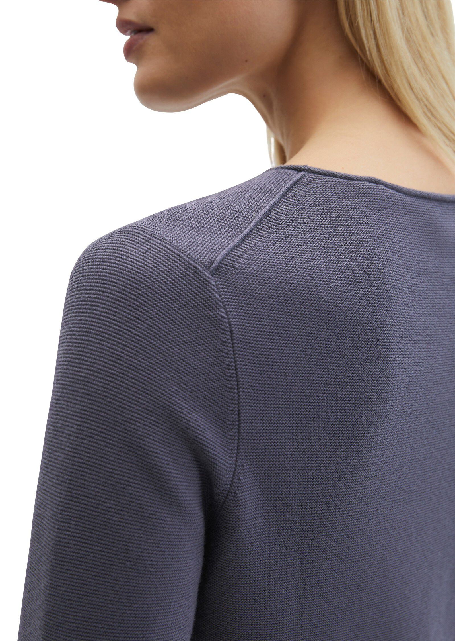 Pullover, longsleeve, boat neck