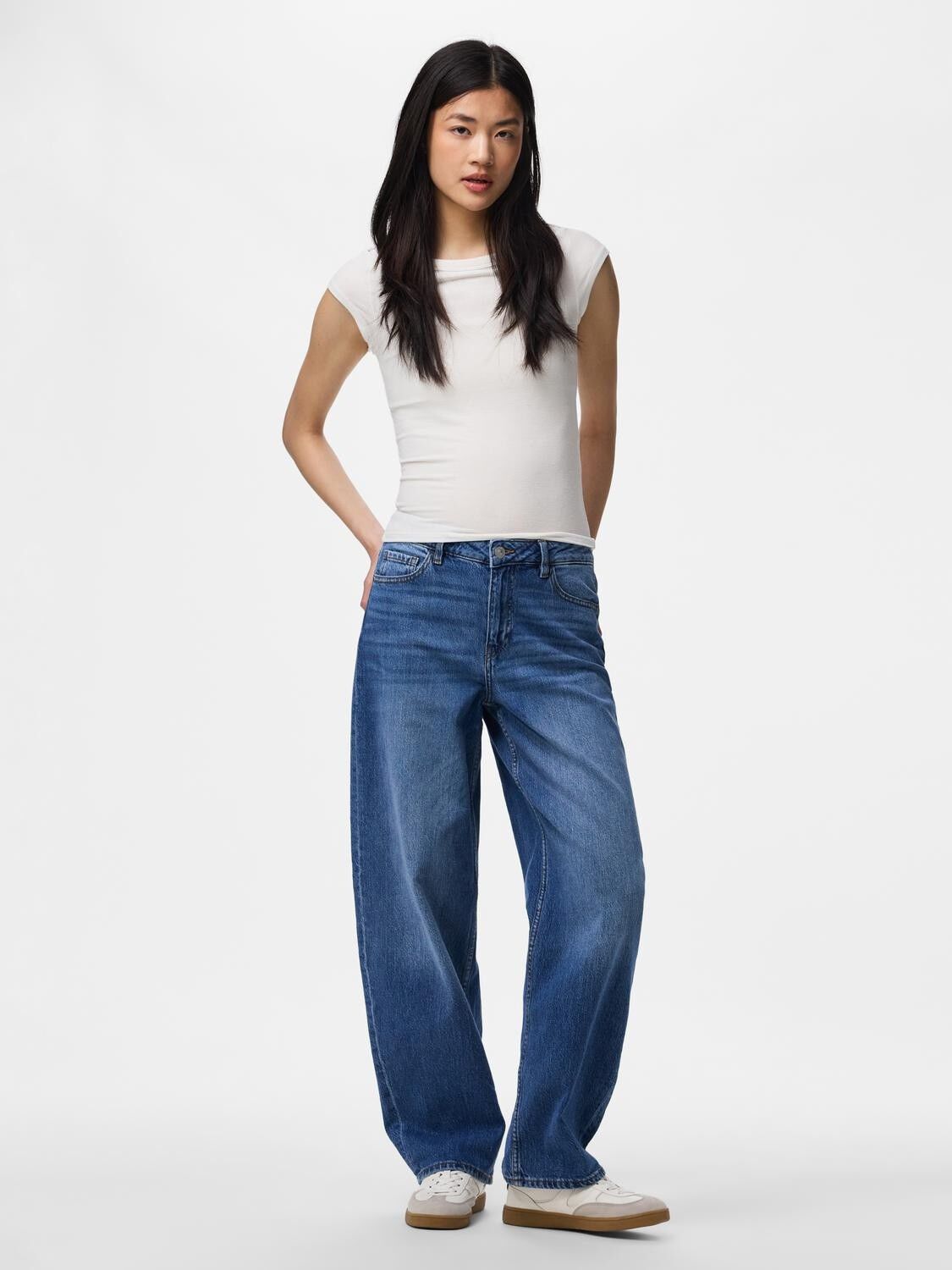 Pcgrace Mw Barrel Ank Jeans Noos Bc