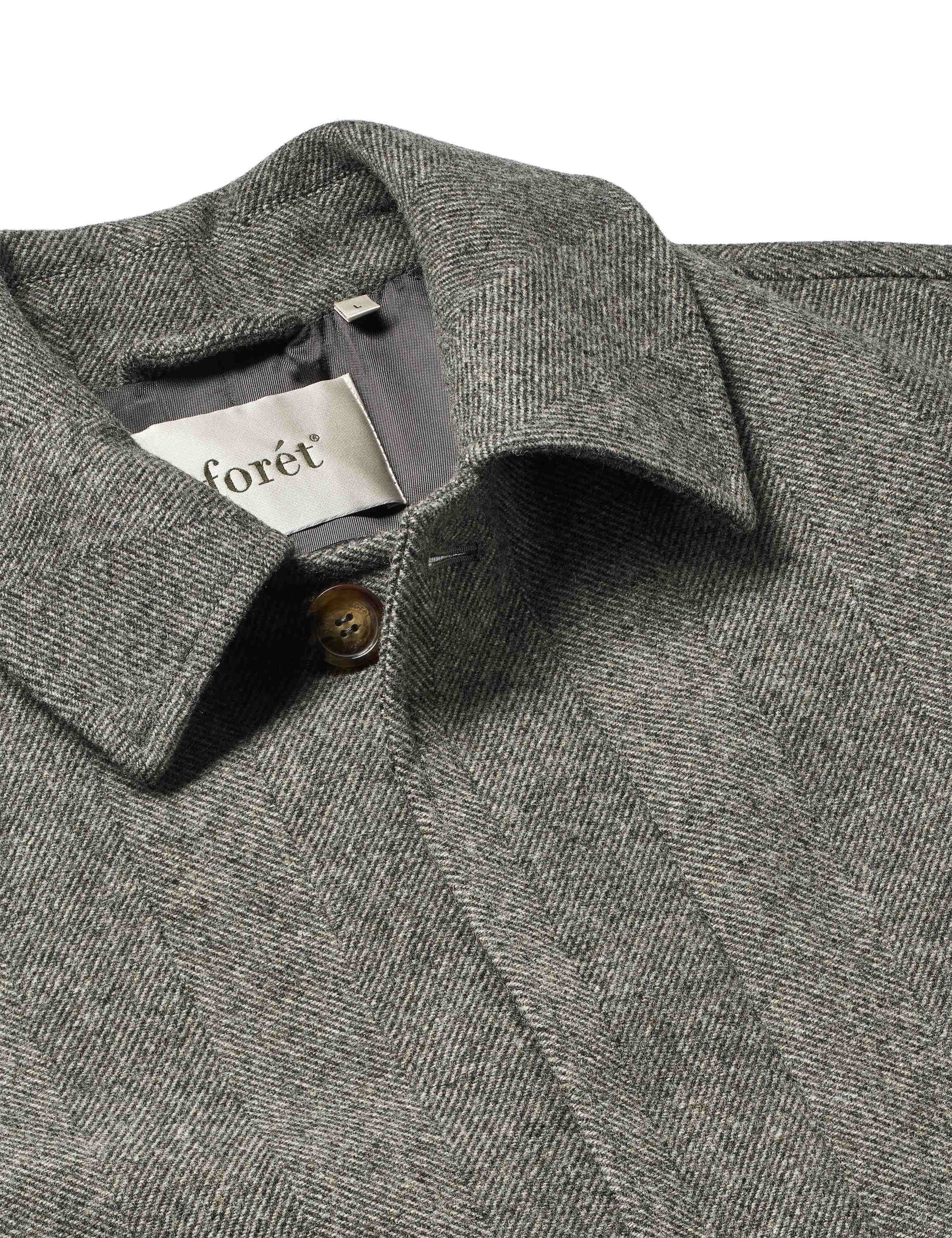 PINE WOOL COAT