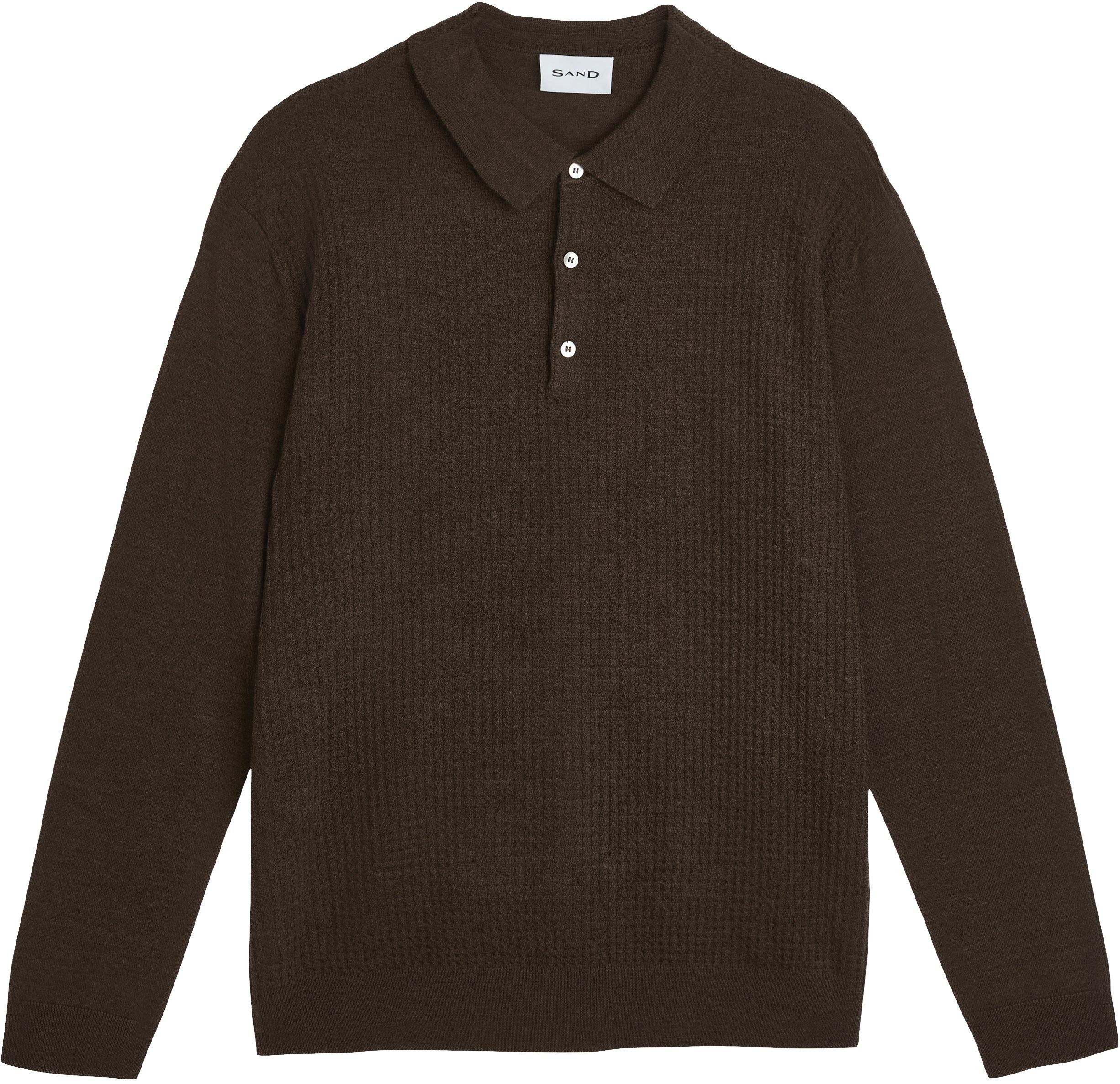 Merino 14 - Retro Polo LS