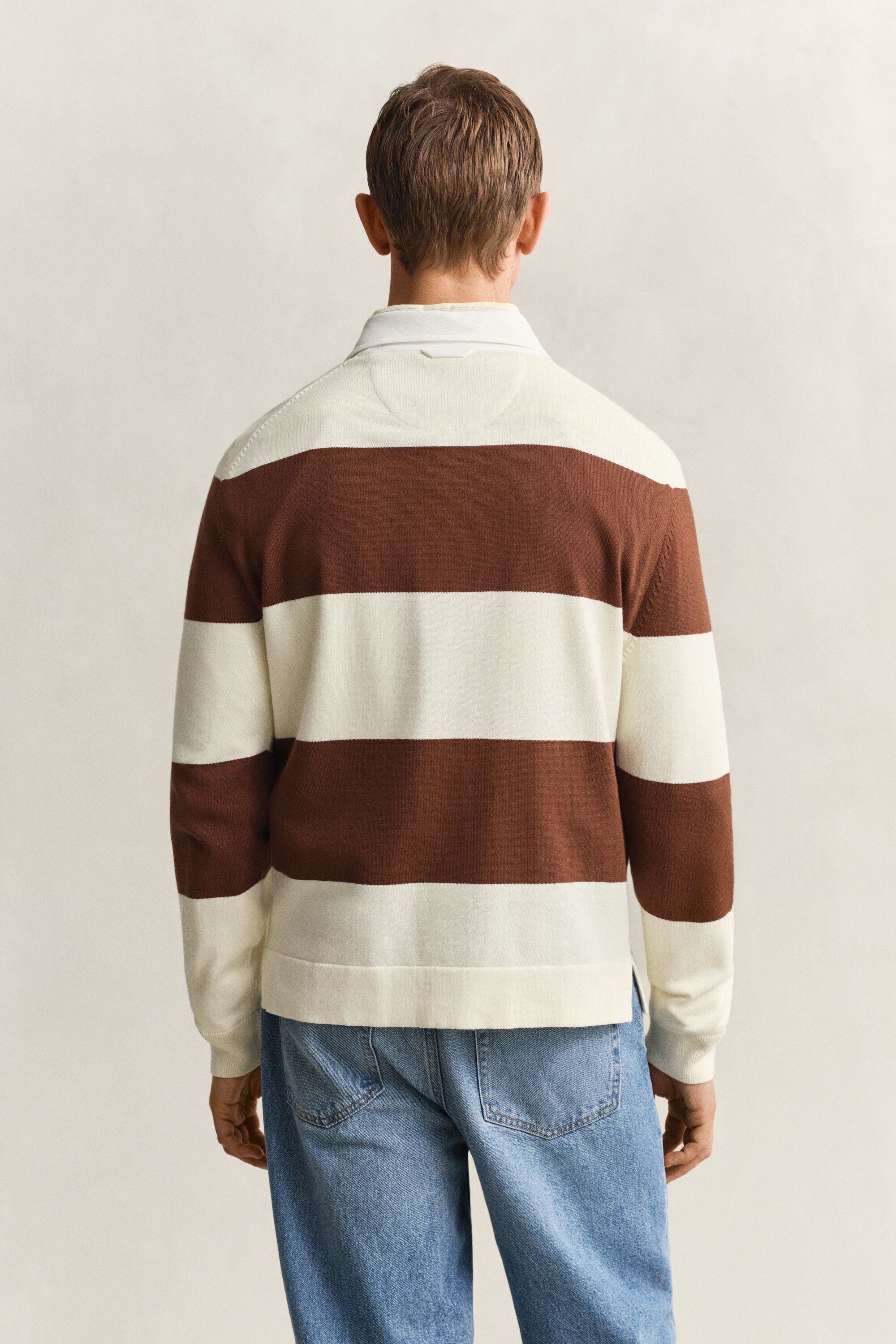 BARSTRIPED COTTON POLO