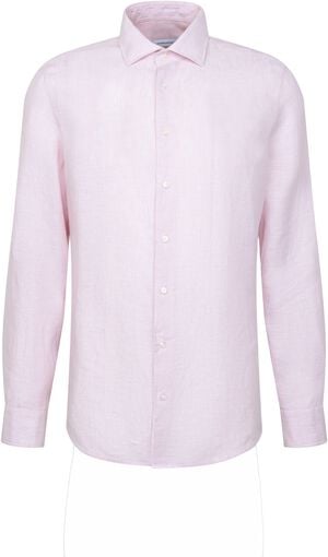Linen shirt Slim 1/1 Kent-Collar Uni