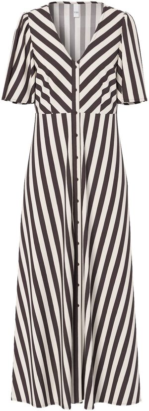 YASSAVANNA SS LONG V-NECK DRESS S.