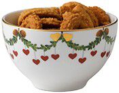 Star Fluted Christmas sk&aring;l 30 cl