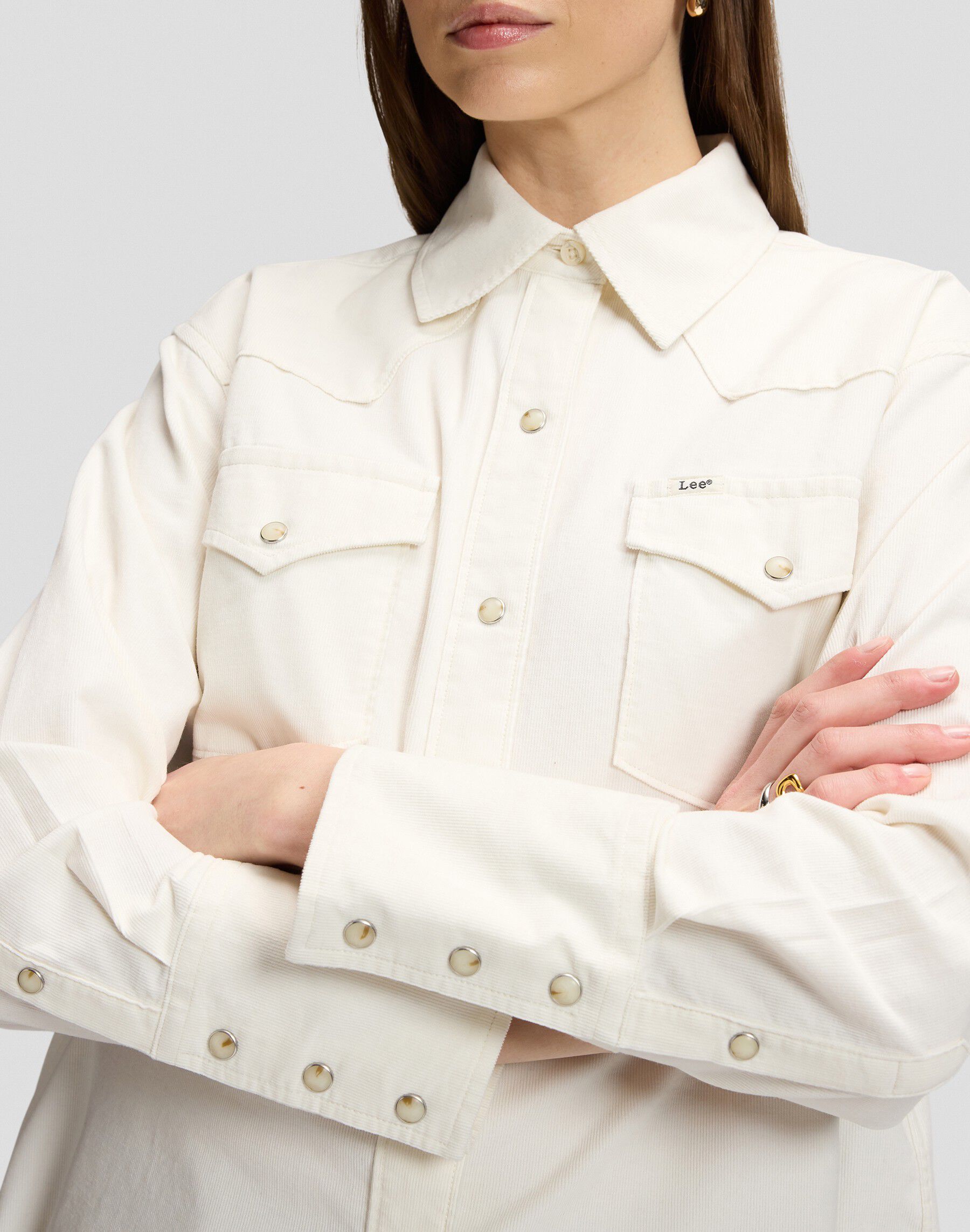 ESSENTIAL_WESTERN_SHIRT ECRU