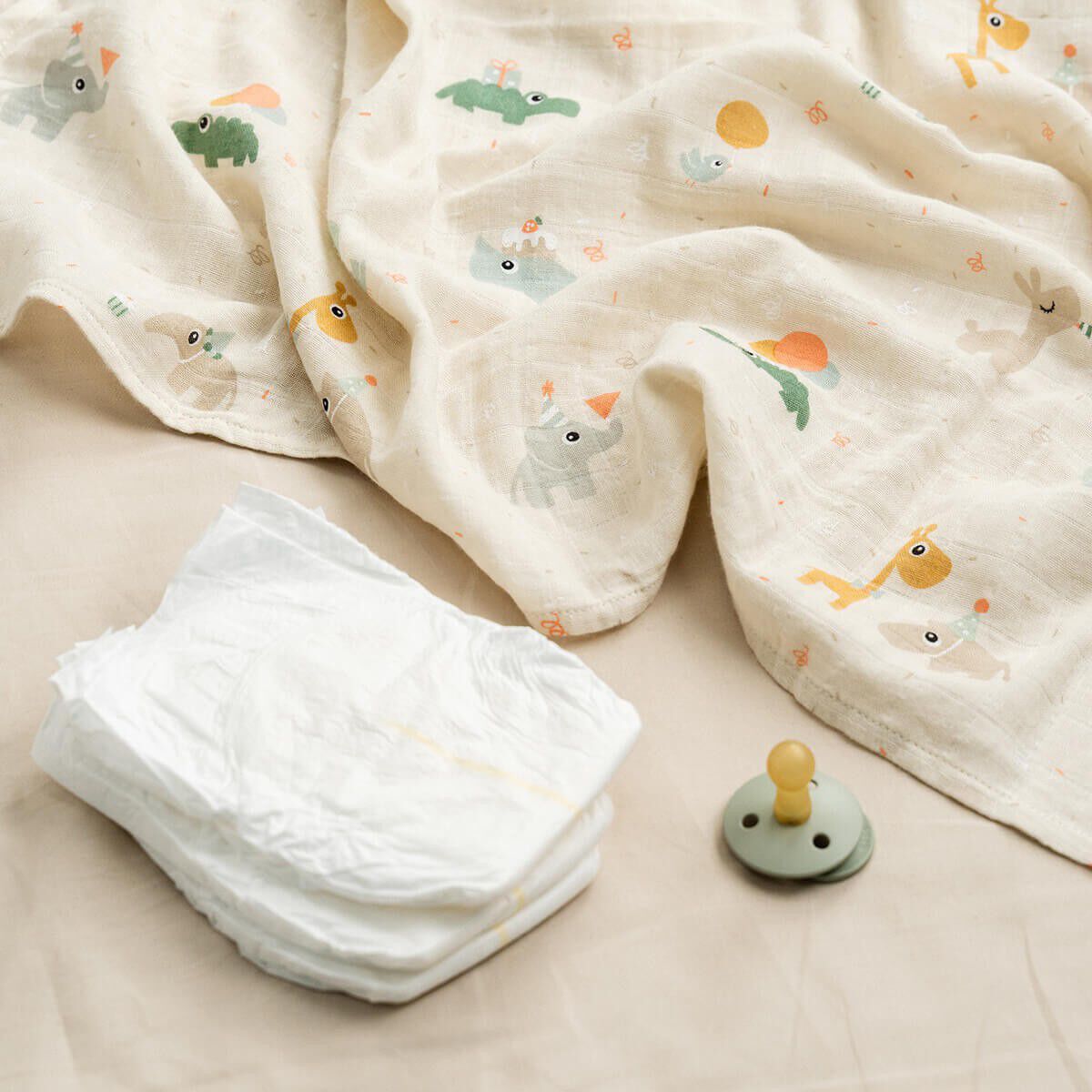 Stofble 2 stk. Celebration Sand