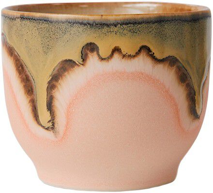 70s ceramics caf&eacute; cup blossom