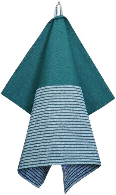 Tea Towels 50x70 cm MIX - Stripe dark green