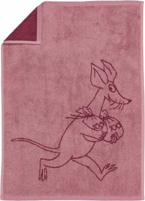 Moomin H&aring;ndkl&aelig;de 50x70 mauve