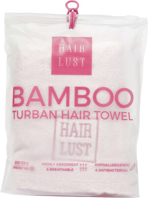 Bamboo Turban Hair Towel - Rosa