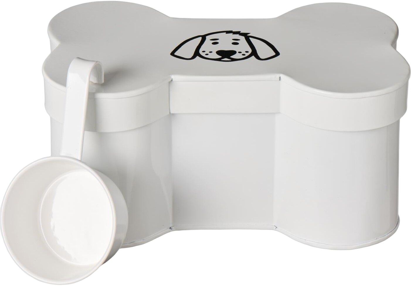 D&aring;se formet k&oslash;dben hundemotiv og m&aring;leb&aelig;ger