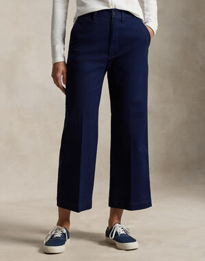 Chino Wide-Leg Pant