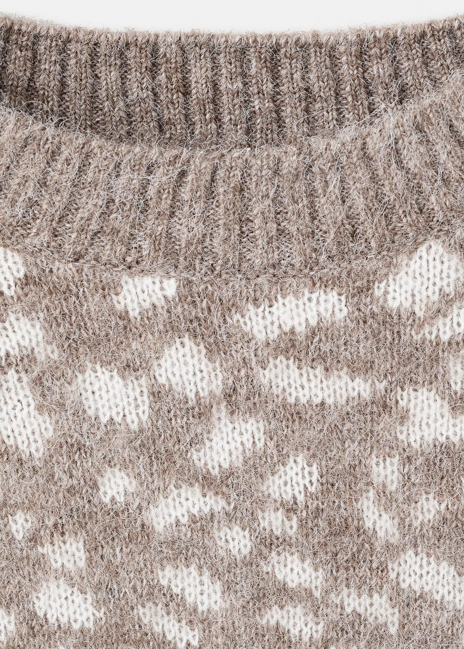 Animal print sweater