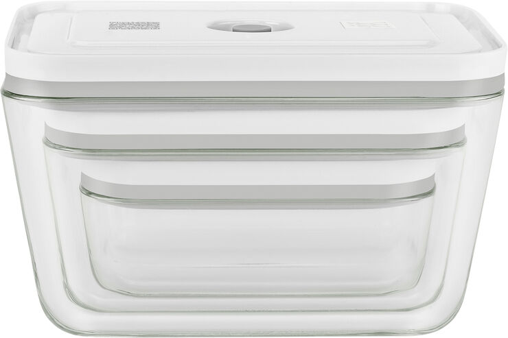 Fresh & Save Vakuum box set 3 Graa Glas