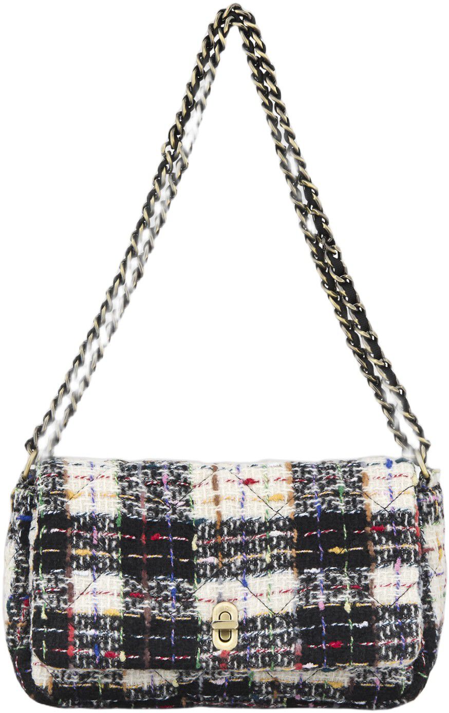 Boucle Checked Hollis Bag