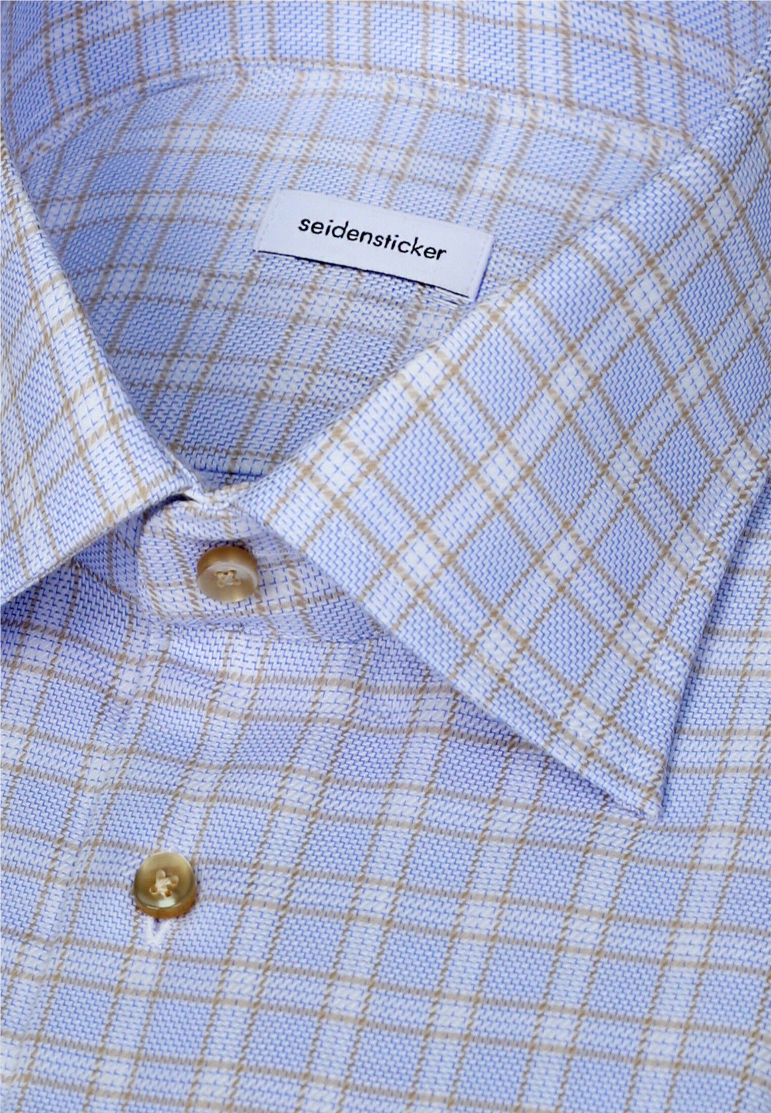 Business shirt Slim 1/1 Kent-Collar Check