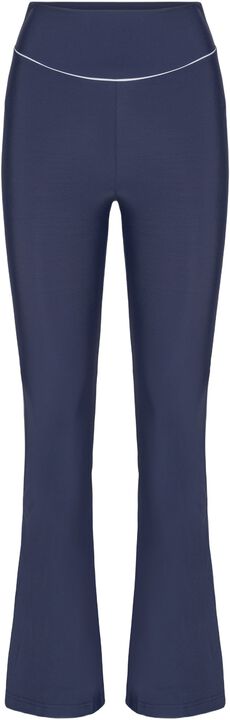 Peak high-waist flared brushed leggings - Ocean